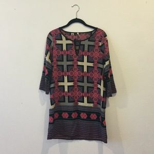 Retro Multi-colored Dress